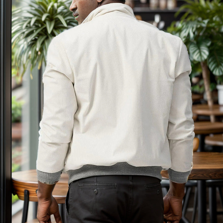 Men's sporty cord jacket with practical pockets and modern design Lisslune