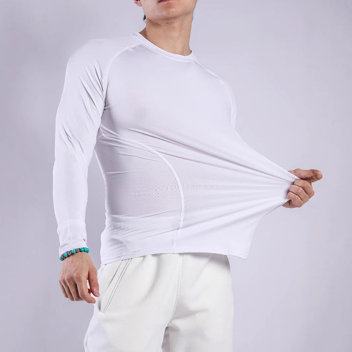 Men's Sports Long Sleeve Shirt made of breathable and moisture-regulating material Lisslune