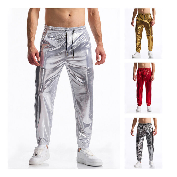 Men's shiny leisure jacket Lisslune