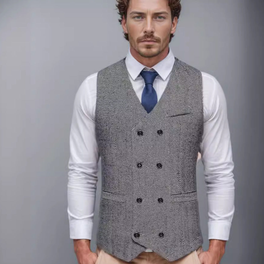 Men's elegant vest in modern design Lisslune