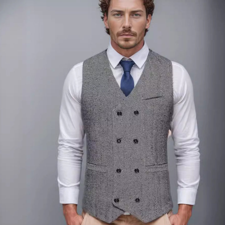 Men's elegant vest in modern design Lisslune