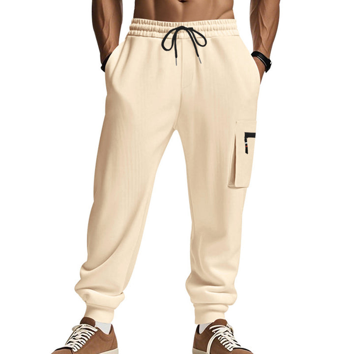 Men's sporty jogging trousers with practical side pockets and adjustable waistband Lisslune