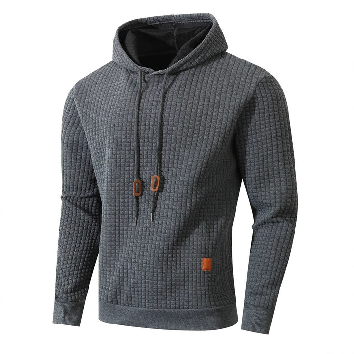 Men's hoodie with textured design Lisslune