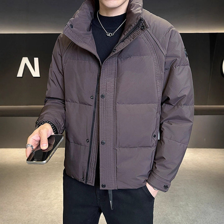 Men's Stylish Quilted Jacket with Insulating Filling Lisslune