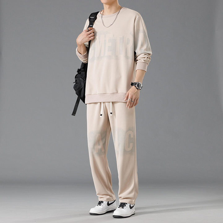 Men's Casual Sweatshirt-and-Pants Set Lisslune