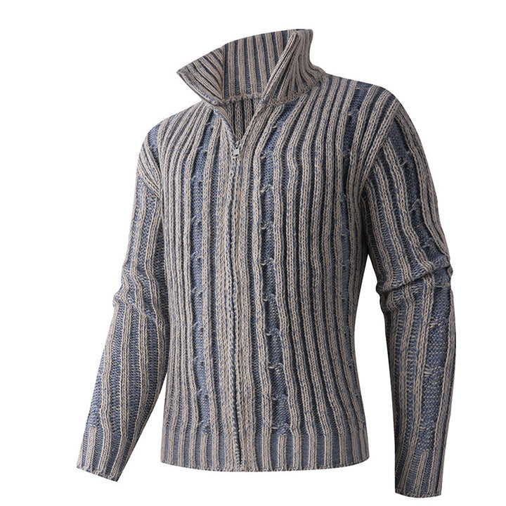 Men's striped knit sweater Lisslune