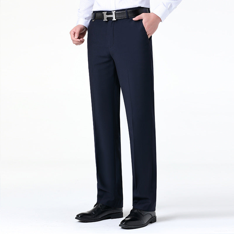 Men's elegant suit trousers with fine textured design Lisslune