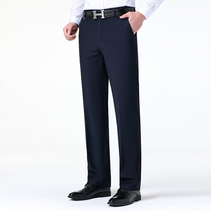 Men's elegant suit trousers with fine textured design Lisslune