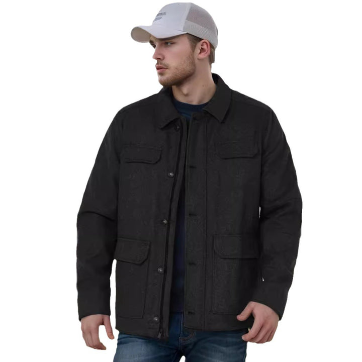 Men's fashionable jacket with practical pockets Lisslune