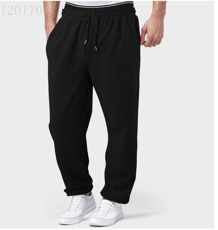 Men's comfortable sweatpants with elastic waistband and side pockets Lisslune