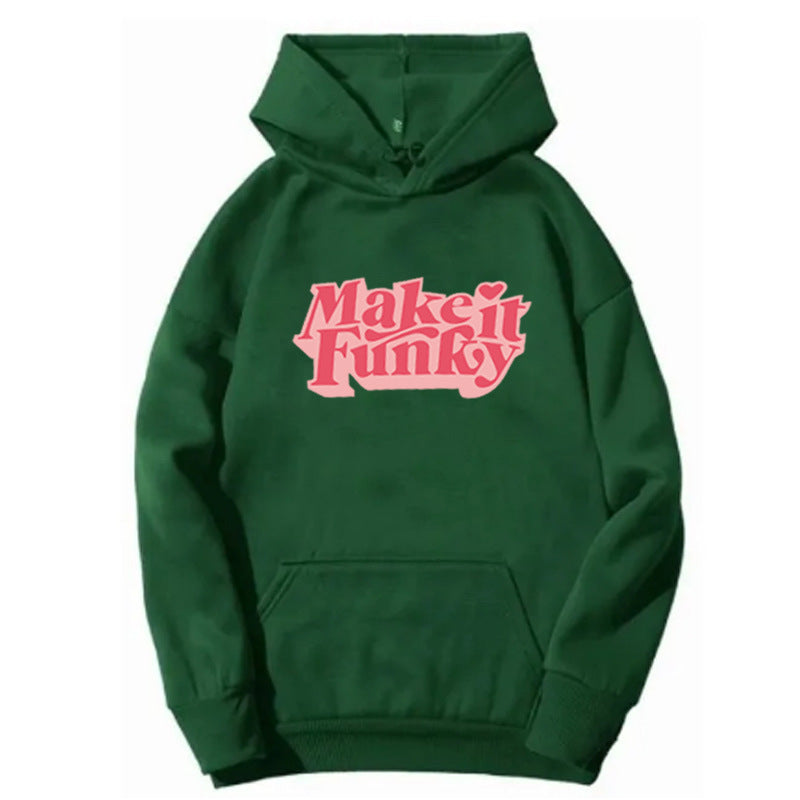 Women's hoodie with playful print Lisslune