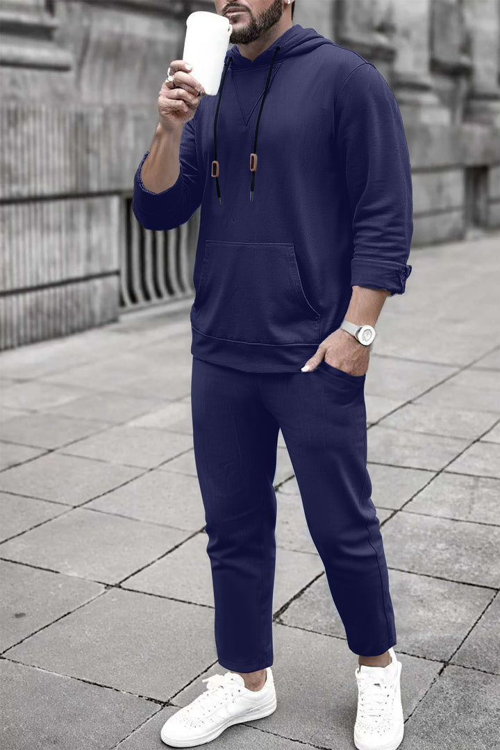 Men's Casual Hoodie and Jogging Pants Set Lisslune