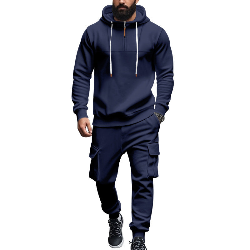 Men's sporty tracksuit with modern zipper and practical pockets Lisslune