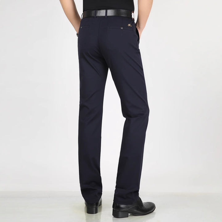 Men's Elegant Suit Pants with Comfortable Stretch Fabric Lisslune