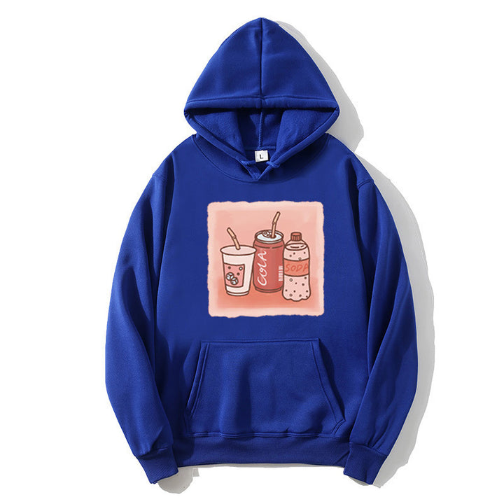 Women’s hoodie with inspiring drink motif Lisslune
