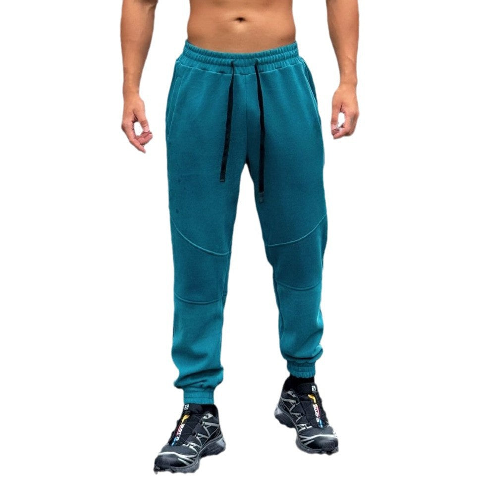Men's sporty jogging pants with elastic waistband and practical side pockets Lisslune