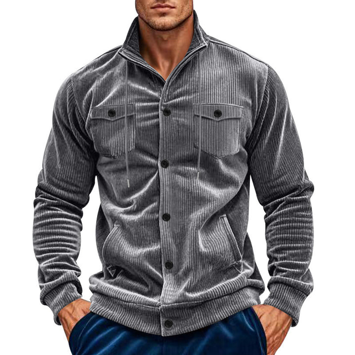 Men's cord jacket with practical chest pockets Lisslune