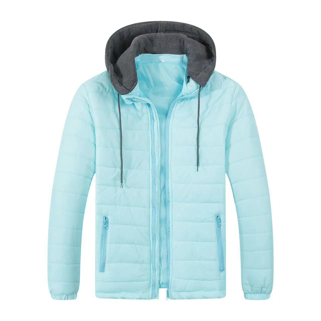 Men's padded transitional jacket with adjustable hood collar and insulating filling Lisslune