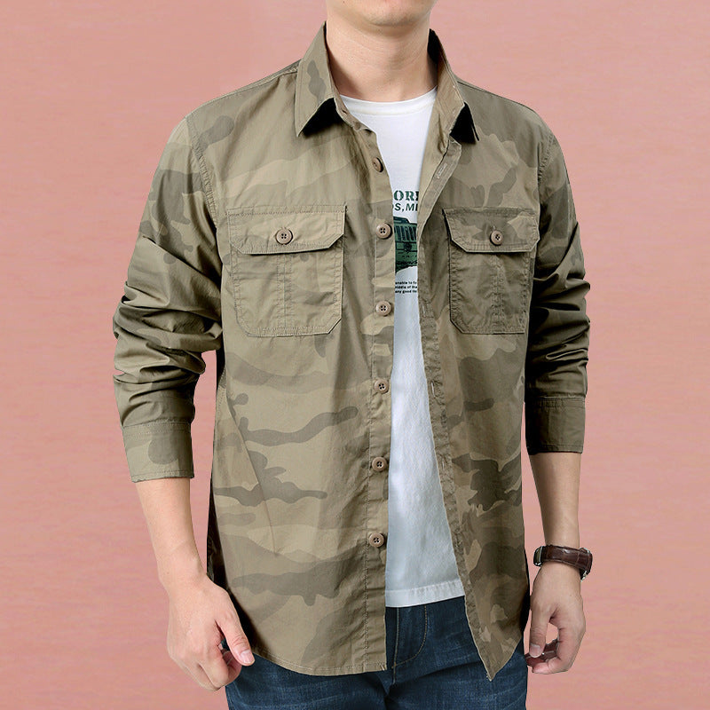 Men's Camouflage Shirt Lisslune