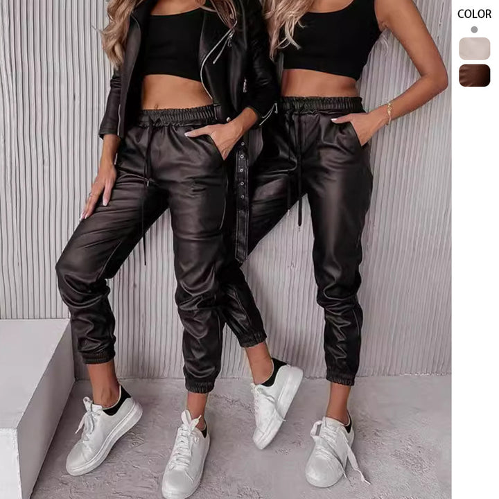 Women's Casual Oversized Shirt with Jogging Pants Set Lisslune