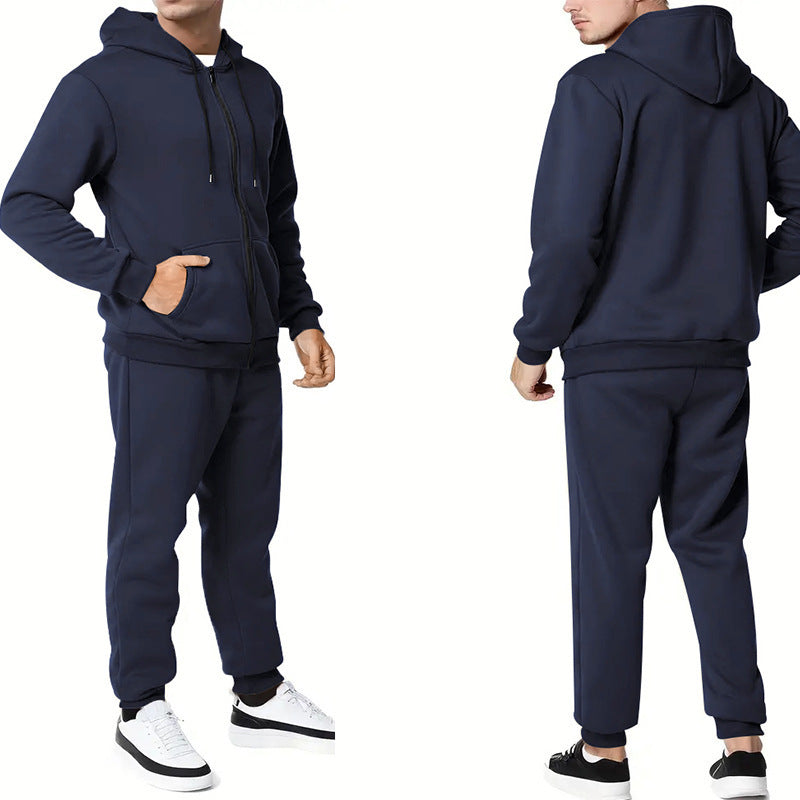 Men's Casual Jogging Suit with Hood and Practical Pockets Lisslune