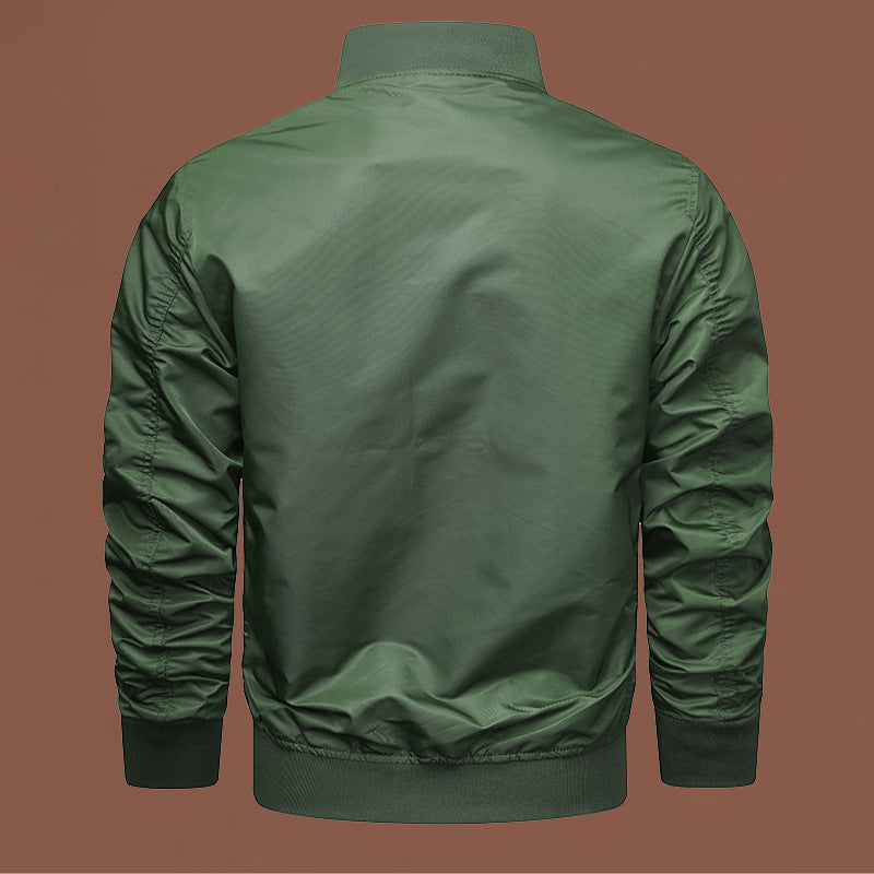 Men's fashionable bomber jacket with practical zip pockets Lisslune