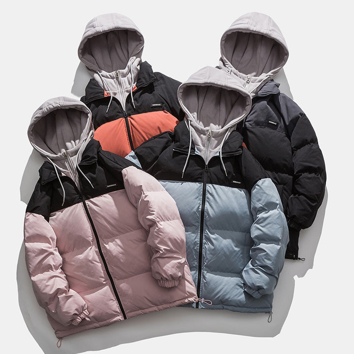 Men's winter jacket with detachable hood and heat-insulating lining Lisslune