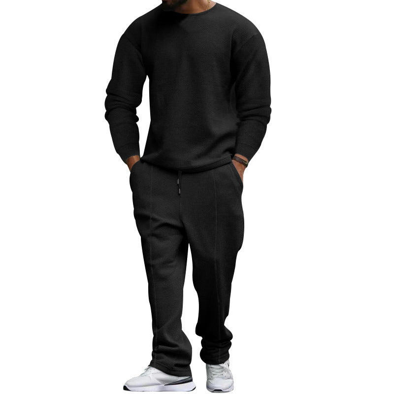 Men's Comfortable Casual Sweater with Matching Chino Pants Lisslune
