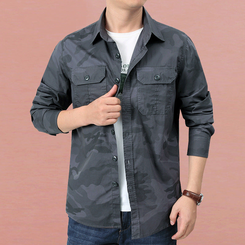 Men's Camouflage Shirt Lisslune