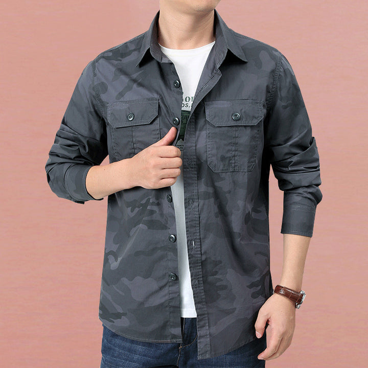 Men's Camouflage Shirt Lisslune