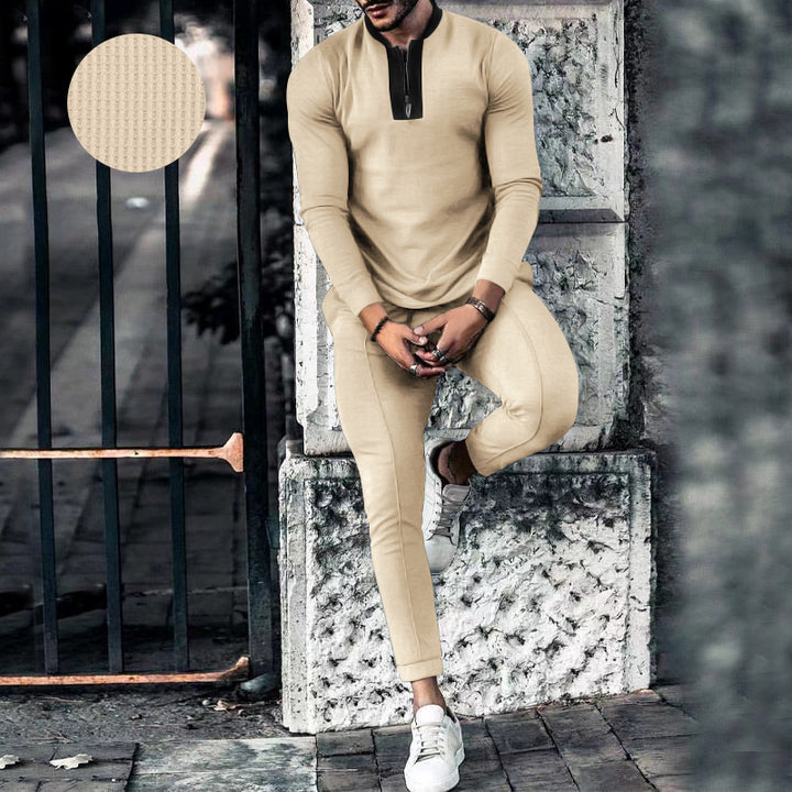 Men's functional shirt with modern zipper and ergonomic cut Lisslune