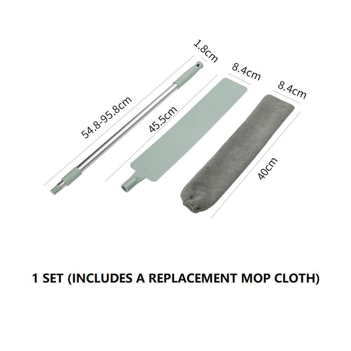 Lisslune | Retractable Microfiber Cloth Dust Brush Gap Mop
