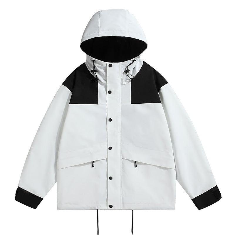 Men's technical outdoor jacket with weatherproof hood and moisture-regulating material Lisslune
