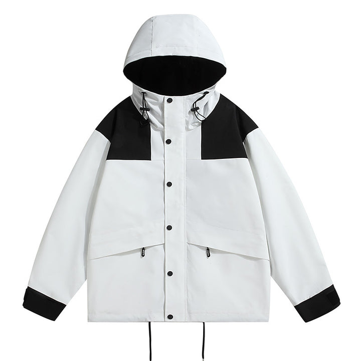 Men's technical outdoor jacket with weatherproof hood and moisture-regulating material Lisslune