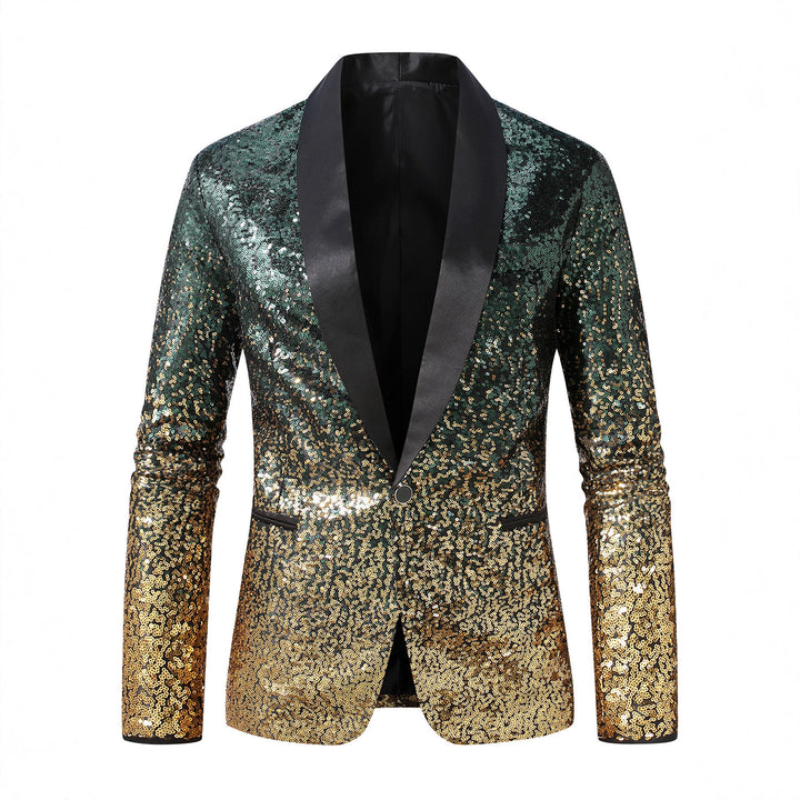 Men's glittering sequin blazer Lisslune