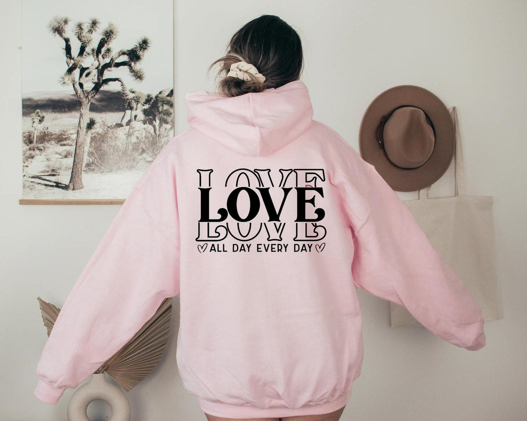 Women's hoodie with creative lettering Lisslune