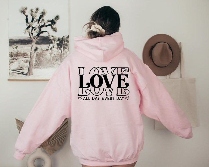 Women's hoodie with creative lettering Lisslune