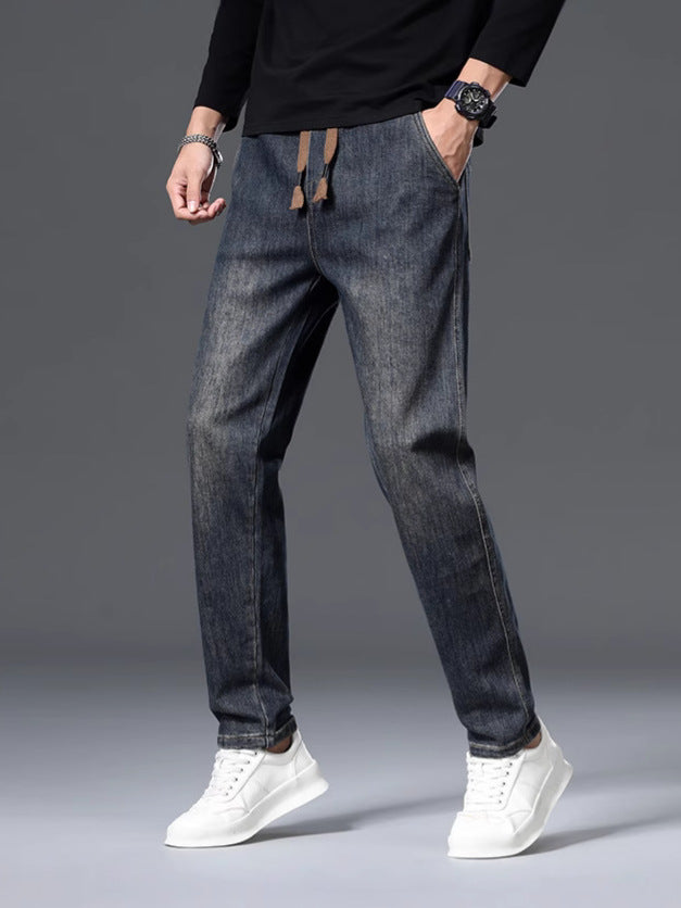 Men's casual joggers with elastic waistband and practical side pockets Lisslune