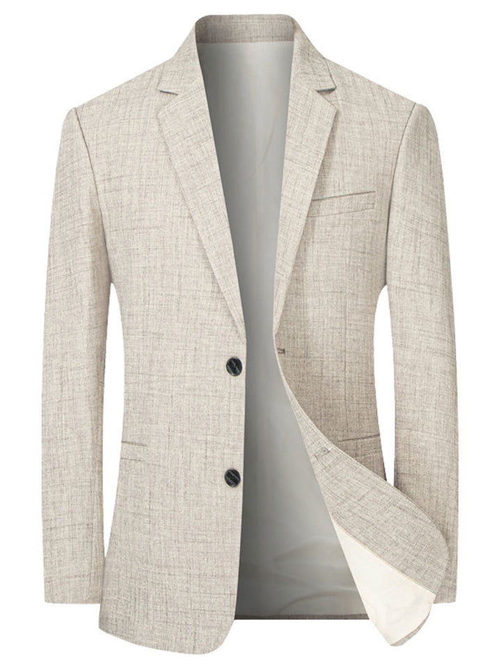 Men's lightweight, elegant blazer with textured fabric Lisslune