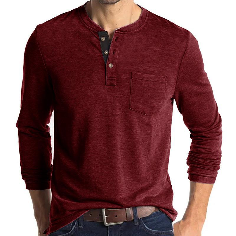 Men's Long Sleeve Shirt Lisslune