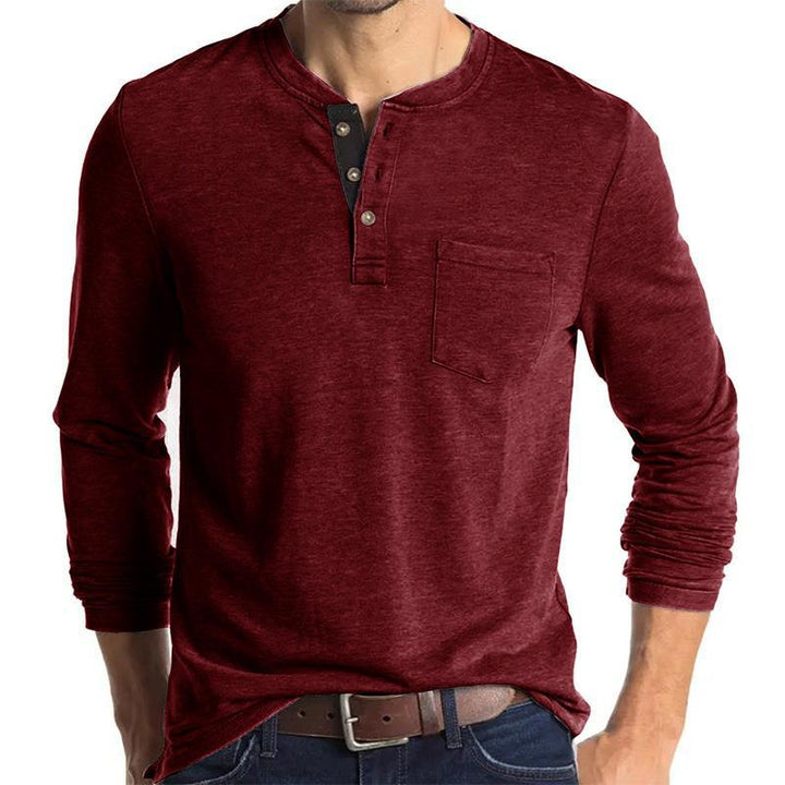 Men's Long Sleeve Shirt Lisslune