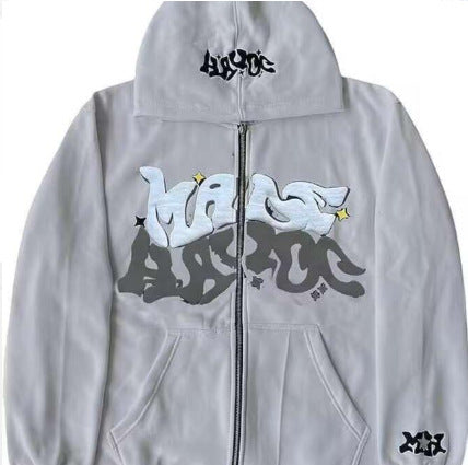 Women’s sporty hoodie jacket in urban graffiti style Lisslune