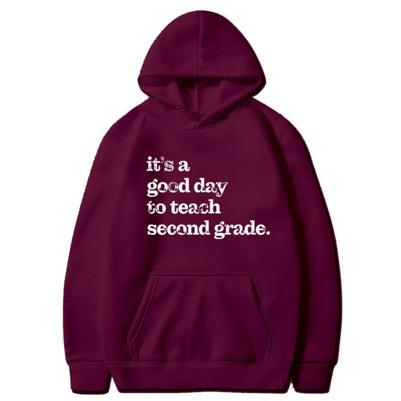 Women's hoodie with inspiring teacher quote and comfortable fit Lisslune