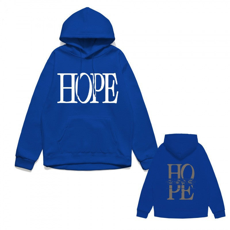 Women's hoodie with eye-catching lettering and conveniently designed kangaroo pocket Lisslune