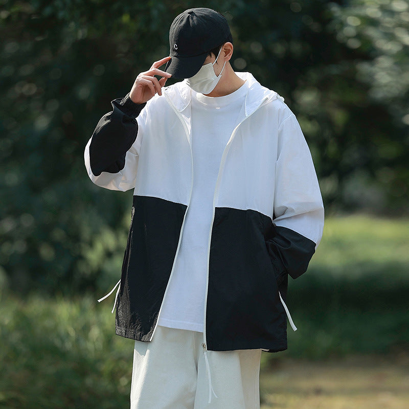 Men's Windproof Outdoor Jacket with Practical Zipper Lisslune