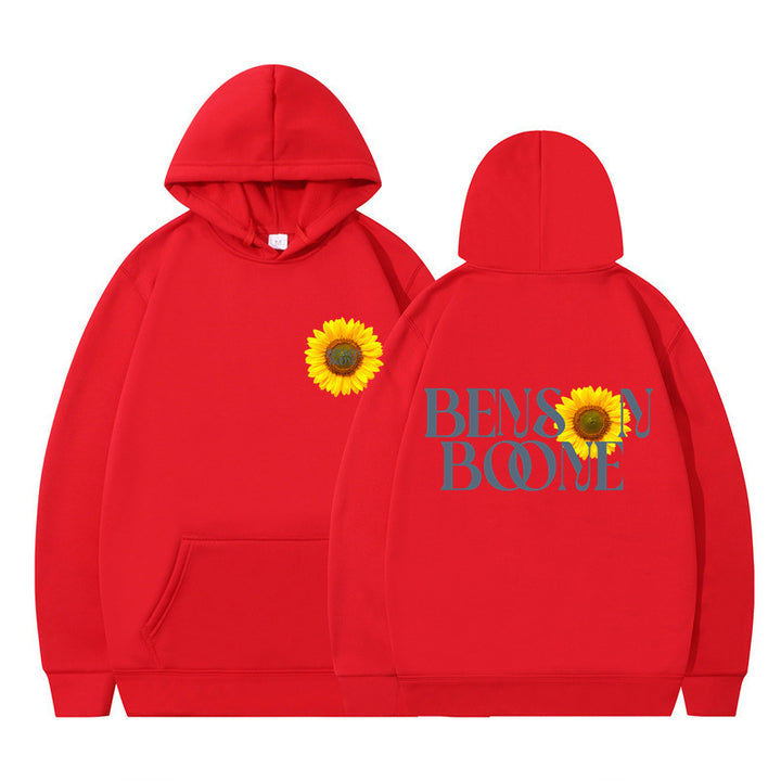 Women's hoodie with unique sunflower design and comfortable fit Lisslune