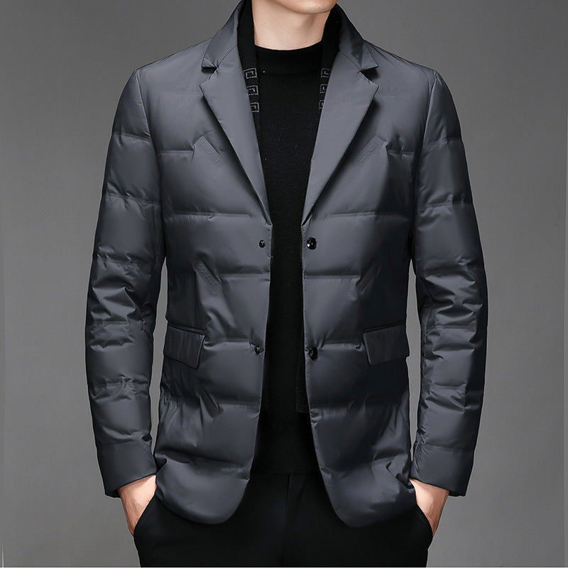 Men's Quilted Blazer with Thermal Filling Lisslune