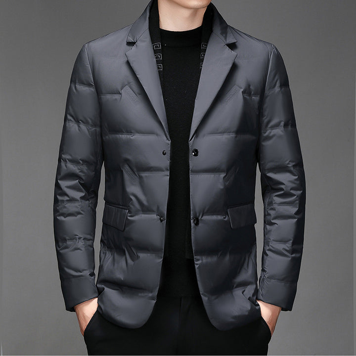 Men's Quilted Blazer with Thermal Filling Lisslune