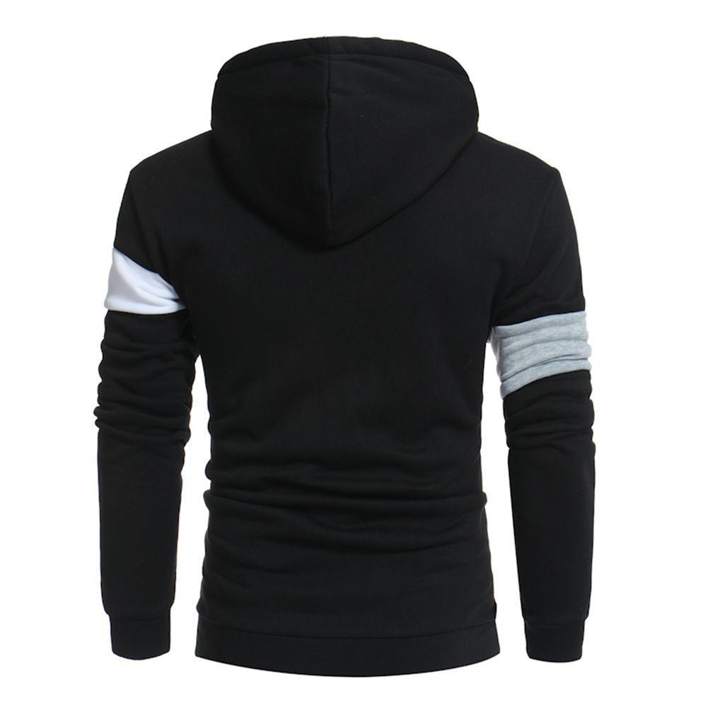 Men's Stylish Hoodie with Color Block Design Lisslune