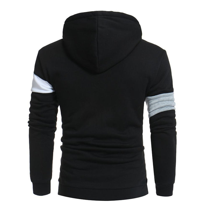 Men's Stylish Hoodie with Color Block Design Lisslune